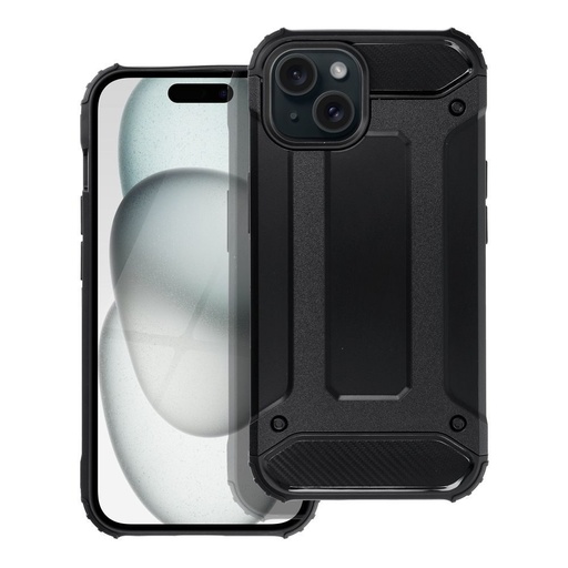 Apple iPhone 15 armor anti-șoc husă spate negru (Negru)
