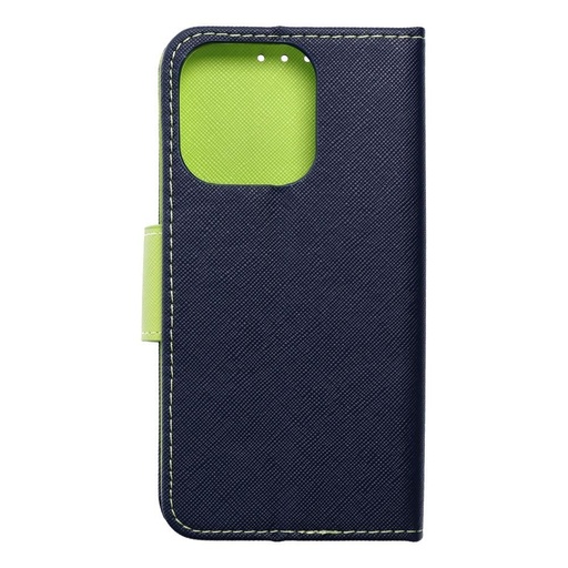 Apple iPhone 15 Pro Fancy book husă tip carte (albastru-lime)