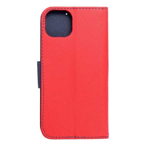 Apple iPhone 15 Plus Fancy book husă tip carte (albastru-roșu)