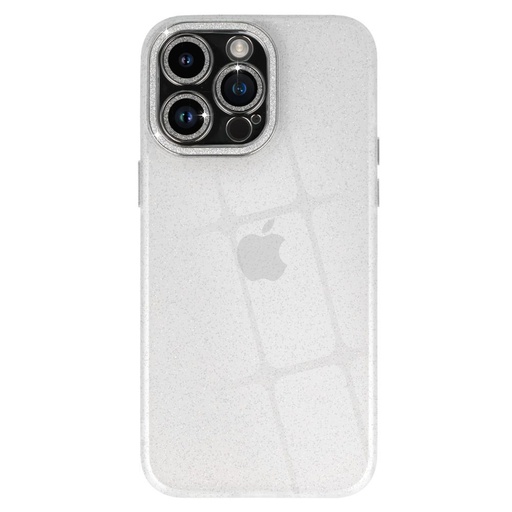 Apple iPhone 13 Pro liquid glitter camera husă spate (Transparent)