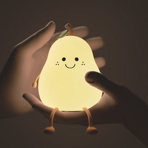 Forever Lucky Pear FNL-02 mai multe în culoarea luminos LED de noapte lampă, încorporat cu baterie alb,RGB
