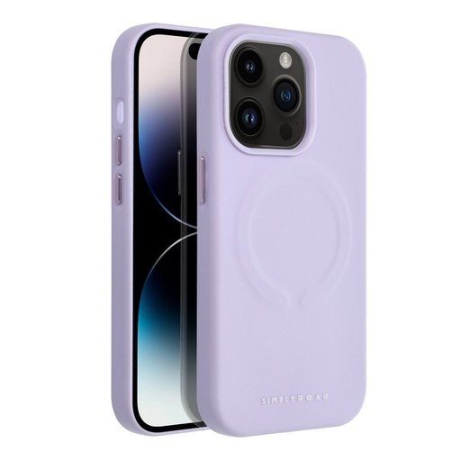 Apple iPhone 14 Pro Roar Leather magsafe husă spate (Mov)