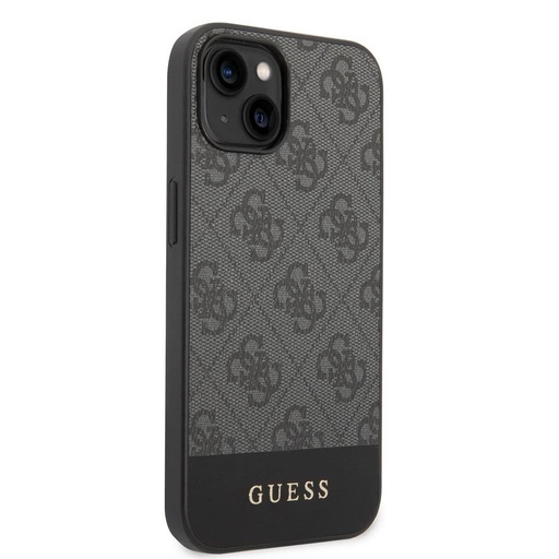 Apple iPhone 14 Plus Guess 4G Stripe husă (Gri) - GUHCP14MG4GLGR