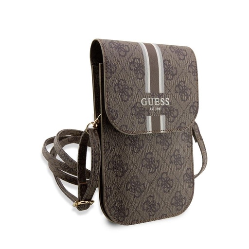 Guess 4G Printed Stripe Phone Bag (Maro) - GUWBP4RPSW