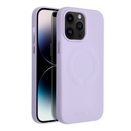Apple iPhone 14 Pro Max Roar Leather magsafe husă spate (Mov)