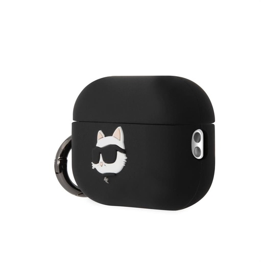 Karl Lagerfeld 3D Logo NFT Choupette Head Silicone husă AirPods Pro 2 (Negru) - KLAP2RUNCHK