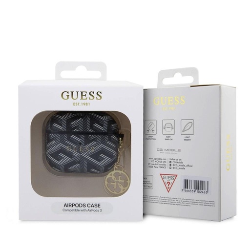 Guess PU G Cube Charm husă AirPods 3 (Negru) - GUA3PGCE4CK