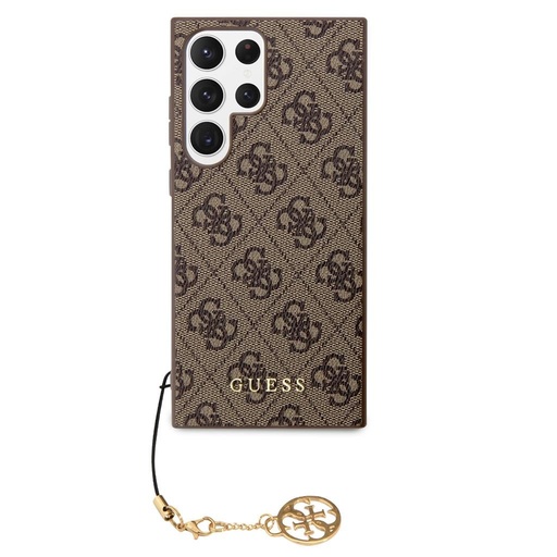 Samsung Galaxy S24 Ultra Guess 4G Charms husă (Maro) - GUHCS24LGF4GBR