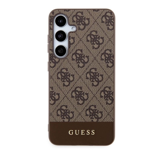 Samsung Galaxy S24+ Guess PU 4G Stripe husă (Maro) - GUHCS24MG4GLBR