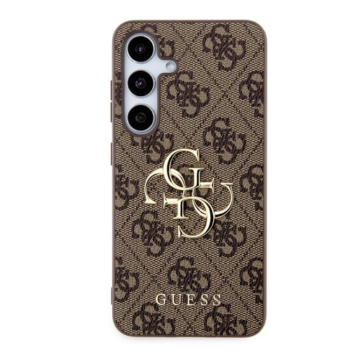 Samsung Galaxy S24+ Guess PU 4G Metal Logo husă (Maro) - GUHCS24M4GMGBR
