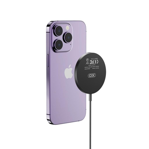 XO CX022 fără fir încărcător, max 15W cu putere alb-negru