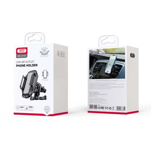 XO C112 suport auto pentru grilă ventilație negru