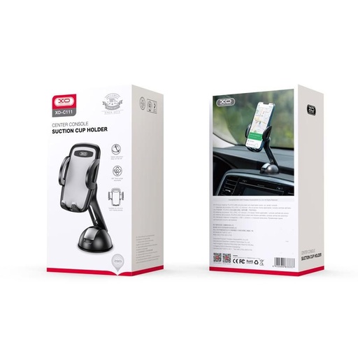 XO C111 suport auto cu ventuză negru