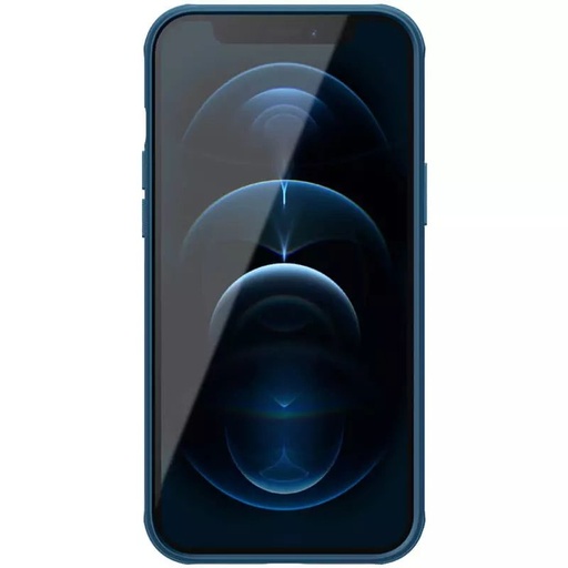 Apple iPhone 12 / iPhone 12 Pro Nillkin Super Frosted Shield Pro husă spate (Albastru)