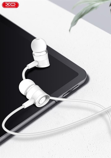 XO EP20 cu fir căști, cu microfon, 3,5mm Jack cu conector alb