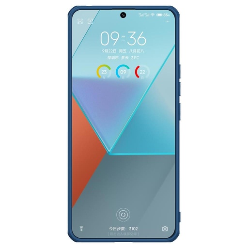 Xiaomi Redmi Note 13 Pro 5G Nillkin Super frosted shield pro rezistent husă spate (Albastru)