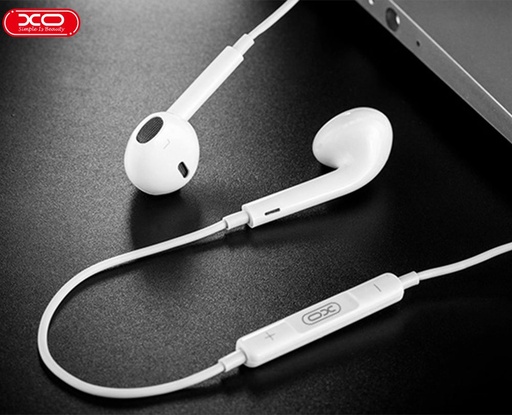 XO S31 cu fir jack 3,5mm stereo căști (Alb) – cu buton de control