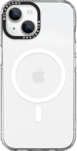 Apple iPhone 13 MOLAN CANO rainbow TPU MAGSAFE husă spate (Transparent)
