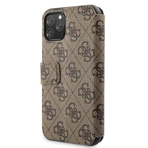 Apple iPhone 11 Pro Guess Book husă – 4G (Maro) - GUFLBKSN584GB