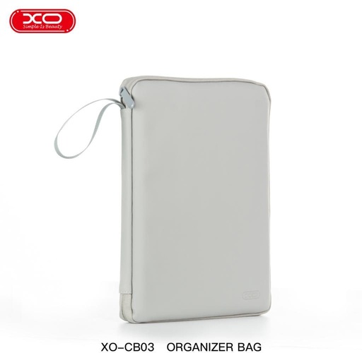 XO CB03 geantă 12,9" cu diagonala ecranului cu pentru tabletă, interior cu buzunar a diverse accesorii pentru depozitare (Gri)