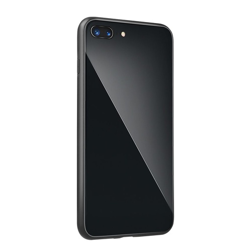 Apple iPhone X / iPhone XS sticlă husă spate (Negru)