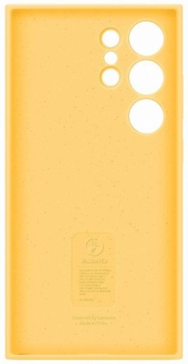 Samsung Galaxy S24 Ultra Silicone Cover husă cu cordon (Galben)