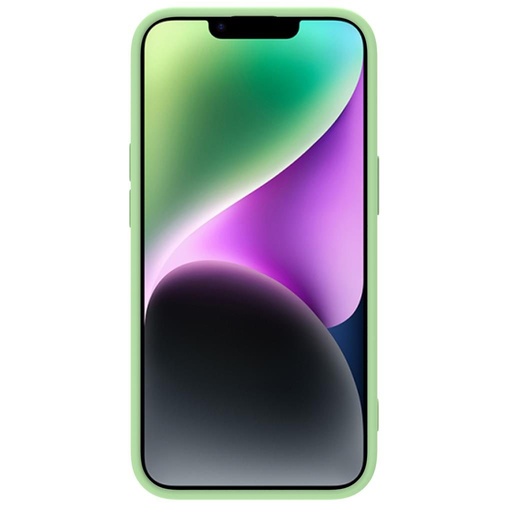 Apple iPhone 15 Nillkin Silky MagSafe husă spate (Verde)