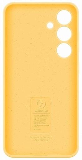 Samsung Galaxy S24 Silicone Cover husă cu cordon (Galben)