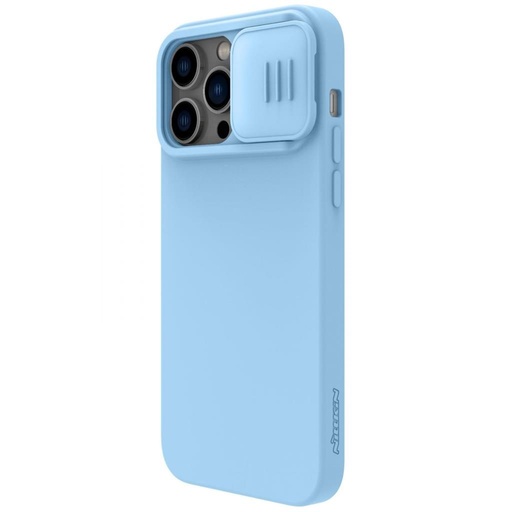 Apple iPhone 13 / iPhone 14 Nillkin Silky MagSafe husă spate (Albastru)