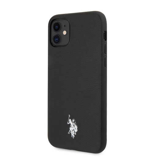 Apple iPhone 11 U.S. POLO premium husă spate (Negru) - USHCN61PUBK