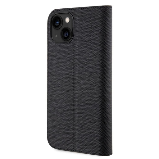 Apple iPhone 14 Karl Lagerfeld PU Saffiano Karl and Choupette NFT Book husă (Negru) – KLBKP14SSANKCPK