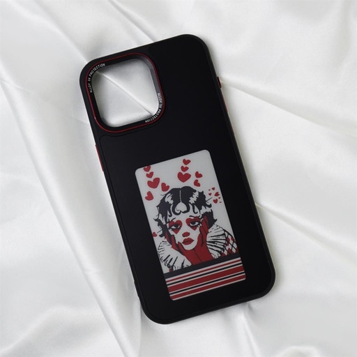 Apple iPhone 13 / iPhone 14 NFC E-ink colorat DIY husă ecran 4-de culoare Negru