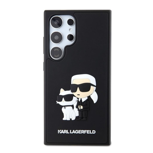 Samsung Galaxy S24 Ultra Karl Lagerfeld 3D Karl & Choupette husă (Negru) – KLHCS24L3DRKCNK