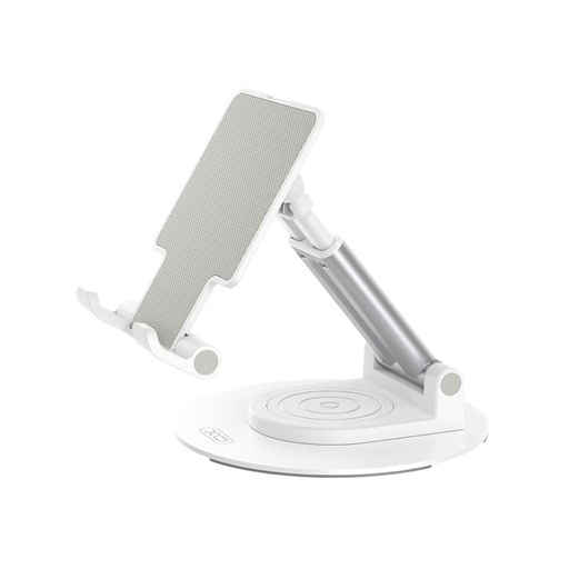 XO C139 de birou telefon- és suport tabletă suport 360° ban rotativ de birou suport telefon (Alb)