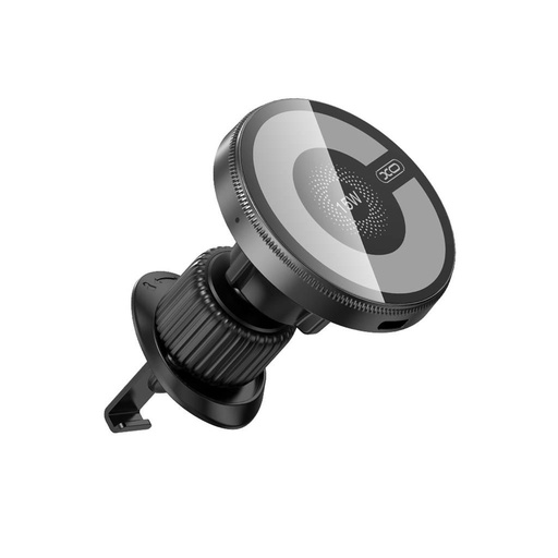 XO CX025 fără fir auto magsafe încărcător rapid (pentru grilă ventilație) (Negru)