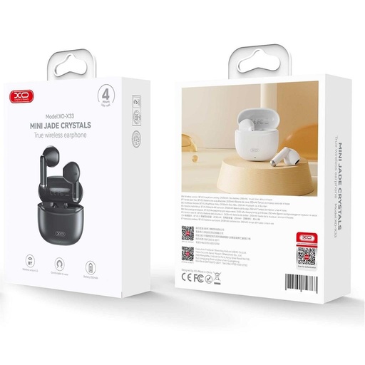 XO X33 fără fir Bluetooth headset (Negru)