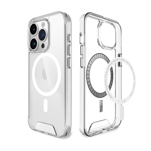 Apple iPhone 15 Pro Max TOKO Space magsafe husă spate (Transparent)