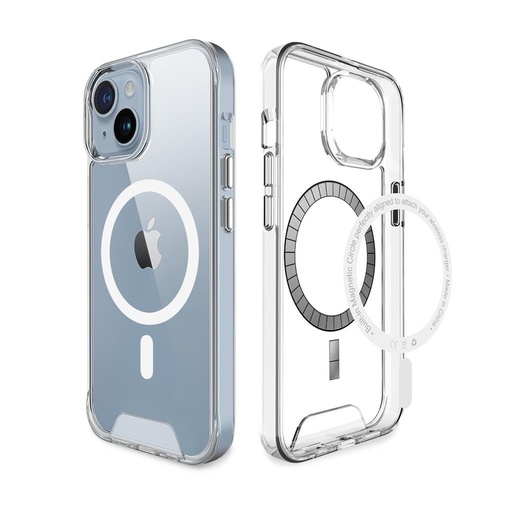 Apple iPhone 15 TOKO Space magsafe husă spate (Transparent)
