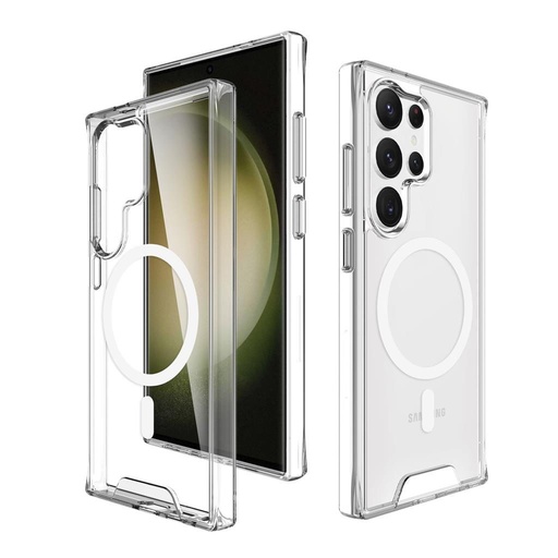 Samsung Galaxy S24 Ultra TOKO Space magsafe husă spate (Transparent)