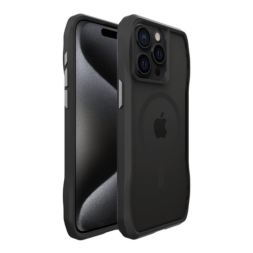 Apple iPhone 15 Pro Max TOKO Octagon magsafe husă spate (Negru)