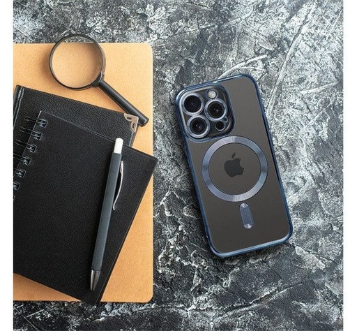 Apple iPhone 13 Color Chrome Magsafe husă spate (Albastru)