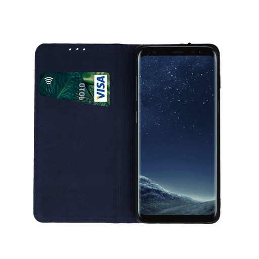 Samsung Galaxy A16 4G / Galaxy A16 5G Smart Pro piele husă tip carte (Albastru)