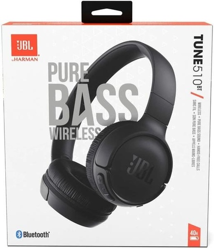 JBL Tune 510BT fără fir căști (Negru)