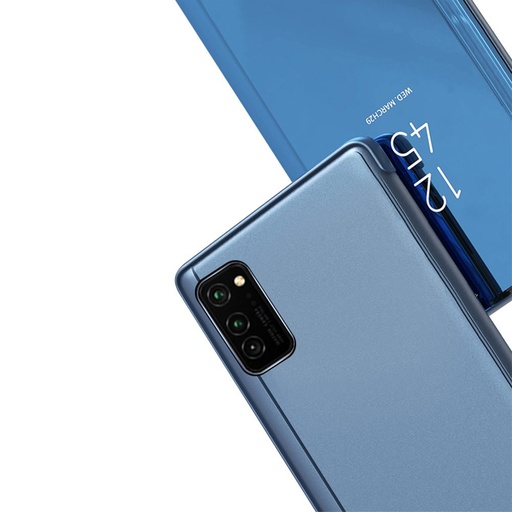 Samsung Galaxy A16 4G / Galaxy A16 5G Transparent view husă tip carte (Albastru)