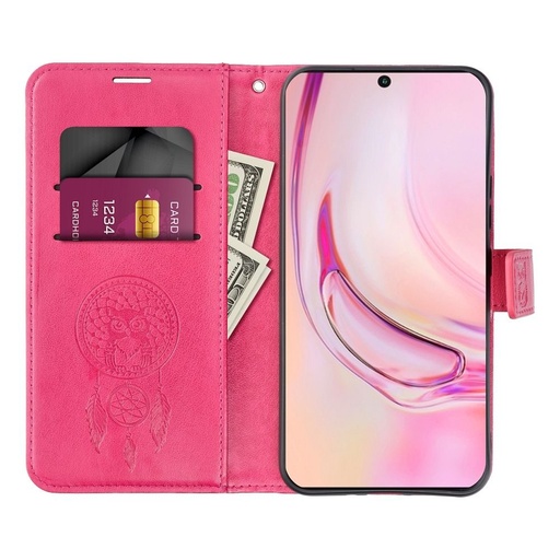 Xiaomi Redmi 14C Forcell MEZZO cu clapetă husă (Magenta)