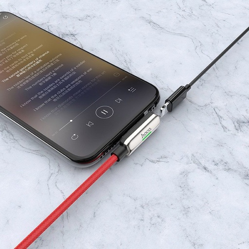 Hoco LS28 lightning distribuitor (lightning audio+lightning încărcător port), argintiu