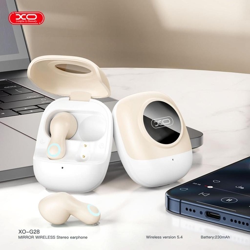 XO G28 fără fir headset (Bej)