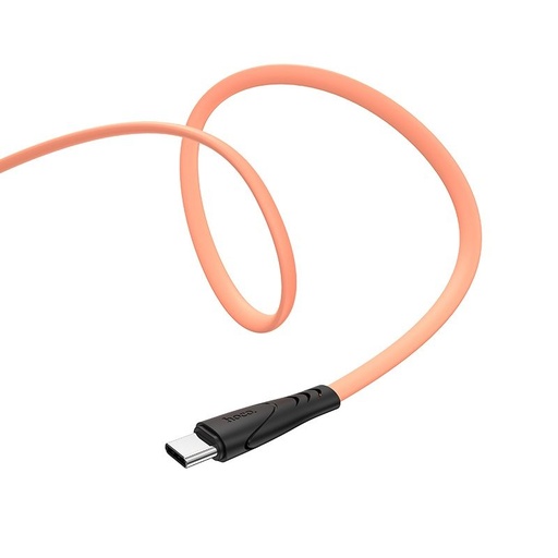 Hoco X42 type-C cablu, silicon, 1m, portocaliu