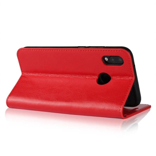 Huawei P20 Lite original piele husă tip carte (Roșu)