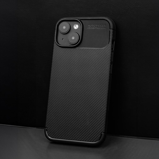 Samsung Galaxy S24FE carbon fiber silicon husă spate (Negru)